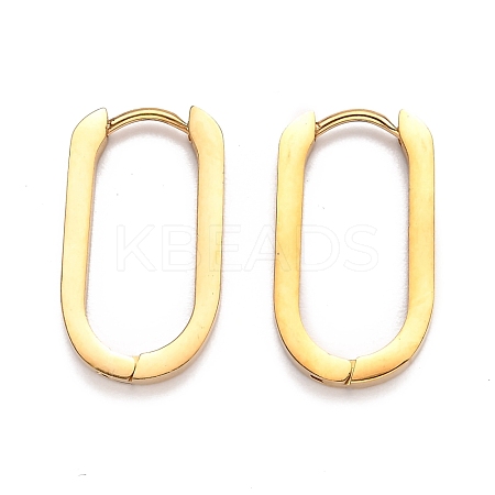 304 Stainless Steel Huggie Hoop Earrings STAS-H156-11C-G-1