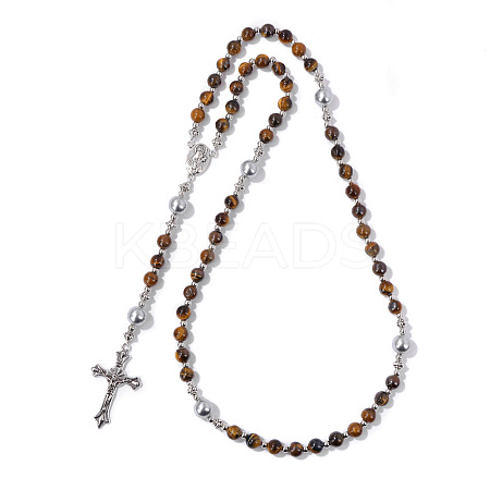 Cross Charm Wrap Style Bracelet PW-WG588AF-08-1