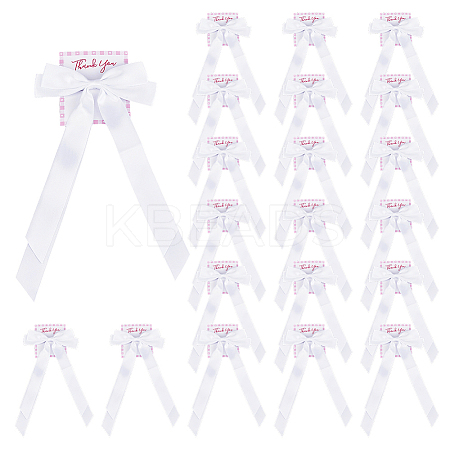 20Pcs Polyester Alligator Hair Clips AJEW-PH0008-59A-1