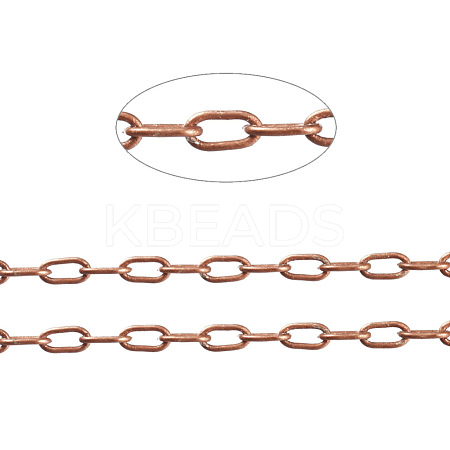 Brass Cable Chains CHC028Y-R-1