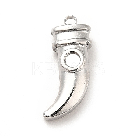 Non-Tarnish 304 Stainless Steel Pendant Cabochons Settings STAS-P312-17P-1