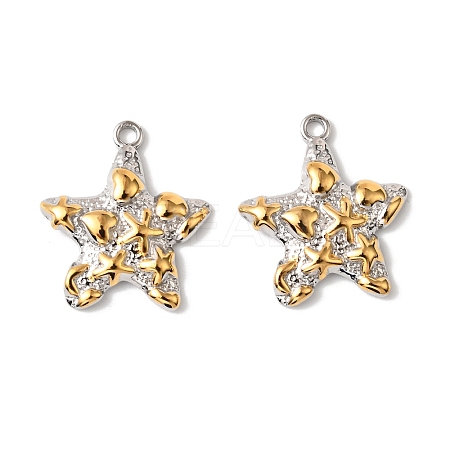 304 Stainless Steel Pendants X-STAS-Z145-02GP-02-1