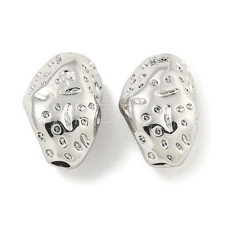 Textured Brass Beads KK-Q820-29P-1