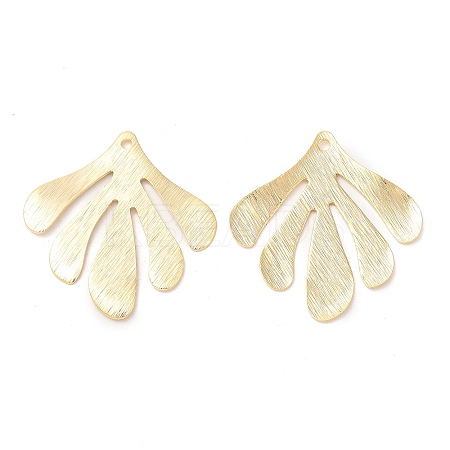 Rack Plating Brass Pendants KK-M250-20G-1