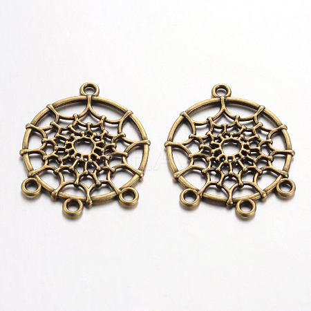 Tibetan Style Alloy Chandelier Components Links TIBE-A30127-AB-NR-1