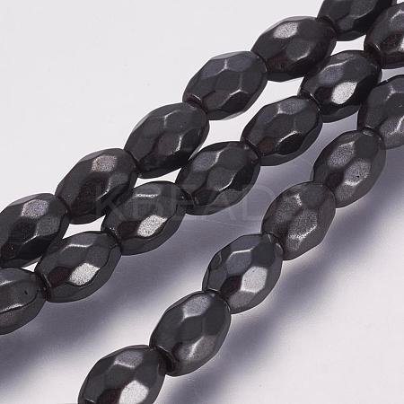 Magnetic Hematite Beads Strands G-P314-04-A-1