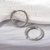 Tarnish Resistant 201 Stainless Steel Huggie Hoop Earrings EJEW-L250-01I-P-2
