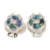 Brass Micro Pave Cubic Zirconia Box Clasps KK-U037-39P-2
