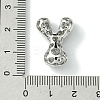 Rack Plating Brass Cubic Zirconia Pendants KK-S378-02P-Y-3