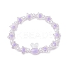 6Pcs 6 Colors Transparent Acrylic Beads Stretch for Women BJEW-JB11736-3