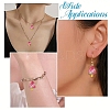 10Pcs Transparent Resin Pendants RESI-YW0005-12-6