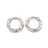 Tarnish Resistant 202 Stainless Steel Twist Huggie Hoop Earrings EJEW-H003-06P-1