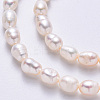 Natural Cultured Freshwater Pearl Beads Strands X-PEAR-F007-70-4