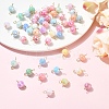 50Pcs Glass Pendants PALLOY-YW00103-4