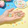 30Pcs Spray Painted Natural Freshwater Shell Pendants BSHE-YW0001-17A-5