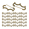 30Pcs Alloy Brooch Findings FIND-PH0027-21AB-6
