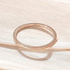304 Stainless Steel Plain Band Rings STAS-I160-F03-KCG-2