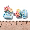 Spring Theme Opaque Resin Pendants RESI-R444-04A-3