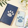 Heart & Pawprint Glitter Hotfix Rhinestone DIY-FG0002-29-6