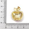 Brass Micro Clear Pave Cubic Zirconia Pendants KK-R230-07G-3