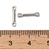 Non-Tarnish 304 Stainless Steel Connector Charms STAS-Q323-06A-P-3
