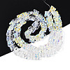 Baking Paint Electroplate Transparent Glass Beads Strands EGLA-N020-05I-2