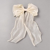 Big Bowknot Organza Hair Barrettes AJEW-WH20002-15A-1