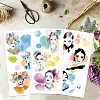 3 Sheets 3 Styles PVC Waterproof Decorative Stickers DIY-WH0404-567-4