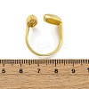 Brass Micro Pave Clear Cubic Zirconia Cuff Rings for Women RJEW-H248-06G-5