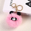 Red Pnada Furry Pom-Pom Keychain for Women PW-WG95C5D-03-1