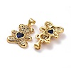 Brass Micro Pave Cubic Zirconia Pendants LS-KK-K258-24D-G-RS-2