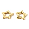 Eco-Friendly Rack Plating Brass Spring Gate Rings LS-KK-F851-02G-2