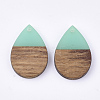 Resin & Walnut Wood Pendants RESI-T035-08C-2