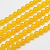 Natural & Dyed Malaysia Jade Bead Strands X-G-A146-6mm-A03-1