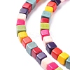 Synthetic Turquoise Beads Strands X-TURQ-G108-4x4mm-12-5