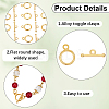 60 Sets Tibetan Style Alloy Toggle Clasps FIND-SP0004-87-6
