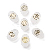 Natural Quartz Crystal Oval Display Decorations G-F774-01C-1