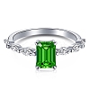 Rhodium Plated 925 Sterling Silver Finger Rings RJEW-A019-28B-03P-1