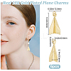 6Pcs Rack Plating Brass Pendants KK-BBC0012-57-2