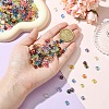 111Pcs Electroplate Transparent Colours Rainbow Glass Seed Beads SEED-YW0002-93A-5
