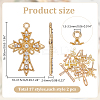 34pcs 17 styles Zinc Alloy Pendants FIND-AR0005-30-2