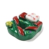 Christmas Rabbit Theme Opaque Resin Decoden Cabochons LS-RESI-S397-02B-2