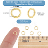 20Pcs 925 Sterling Silver Round Rings STER-BBC0009-64A-G-2