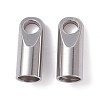 Tarnish Resistant 304 Stainless Steel Cord Ends STAS-H153-08P-1