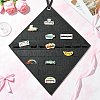 3Pcs 3 Styles Wall Mounted Brooch Jewelry Display Rolls ODIS-CJ0001-03-7