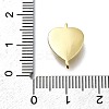 Brass Flower Heart Links KK-K400-49G-03-3