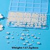 About 1173pcs ABS Plastic Imitation Pearl Beads KY-CJ0001-96-9