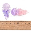 Luminous Ocean Transparent Resin Cabochons CRES-L045-02E-5