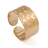 Ion Plating(IP) 304 Stainless Steel Open Cuff Rings for Women LS-RJEW-G285-69G-1
