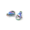 304 Stainless Steel Lobster Claw Clasps STAS-T065-11mm-34RC-2
